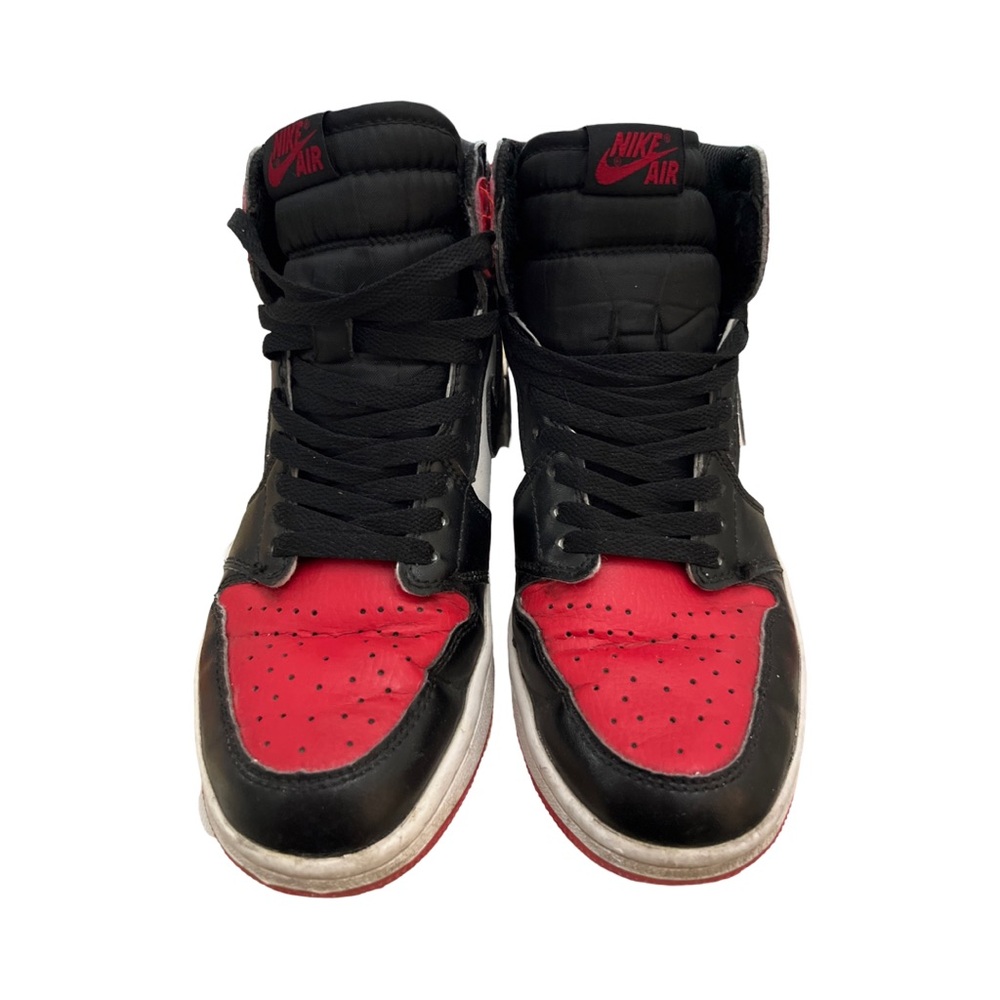 Nike Air Jordan 1 Retro High OG Bred Toe Men’s Size 8 - Picture 3 of 7